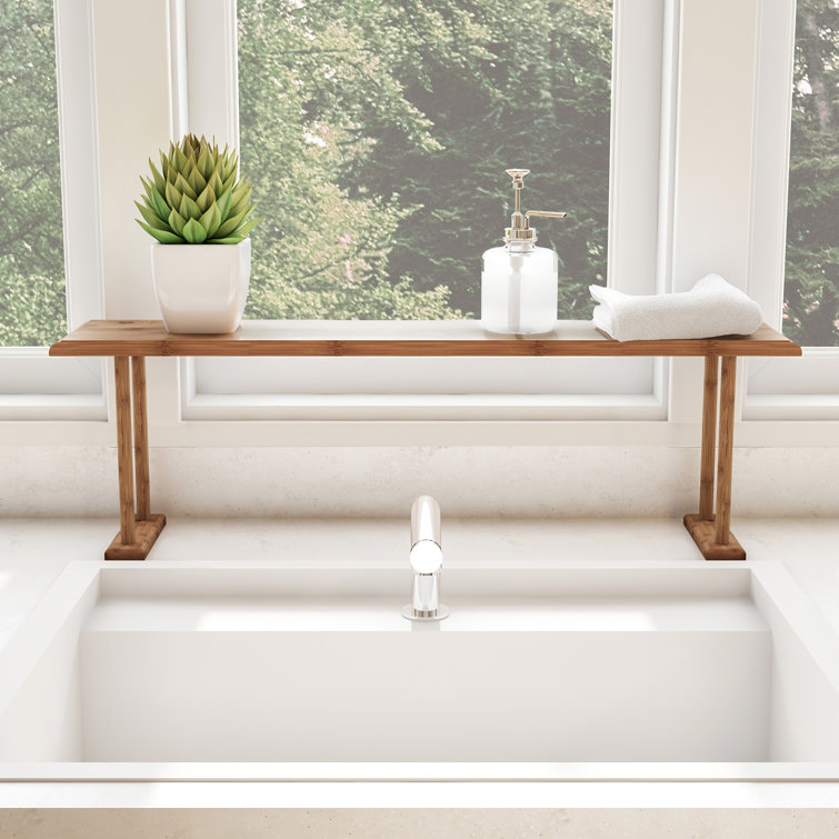 Lavish Home 30'' W Bamboo Shower Bench & Reviews Wayfair